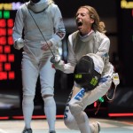 SCHERMA - ATLETI DI INTERESSE NAZIONALE NELLA FOTO: VALENTINA VEZZALI FOTO DI AUGUSTO BIZZI