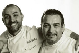 Gli chef Italo Bassi e Riccardo Monco