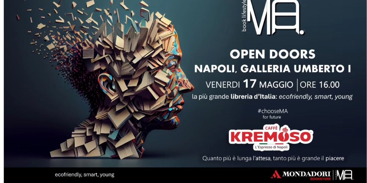 Caffè Kremoso, apre a Napoli lo spazio all'interno della Mondadori MA Bookstore 