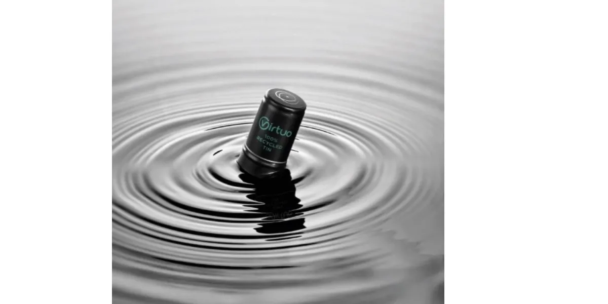 Packaging: Crealis crea la nuova capsula in stagno 100% riciclato per vini e spirits premium