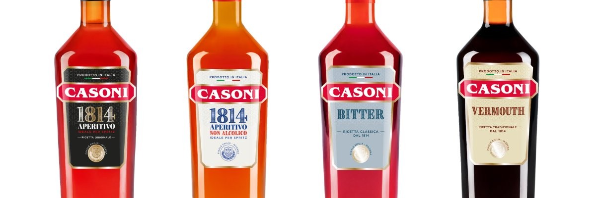 Casoni Liquori, nuova immagine per la linea 1814