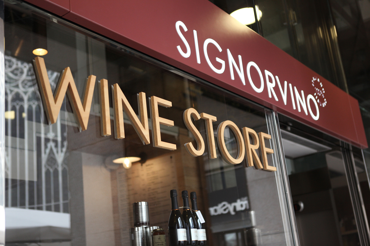 Signorvino, un tempio per il vino