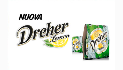 Il fresco gusto di Dreher Lemon!
