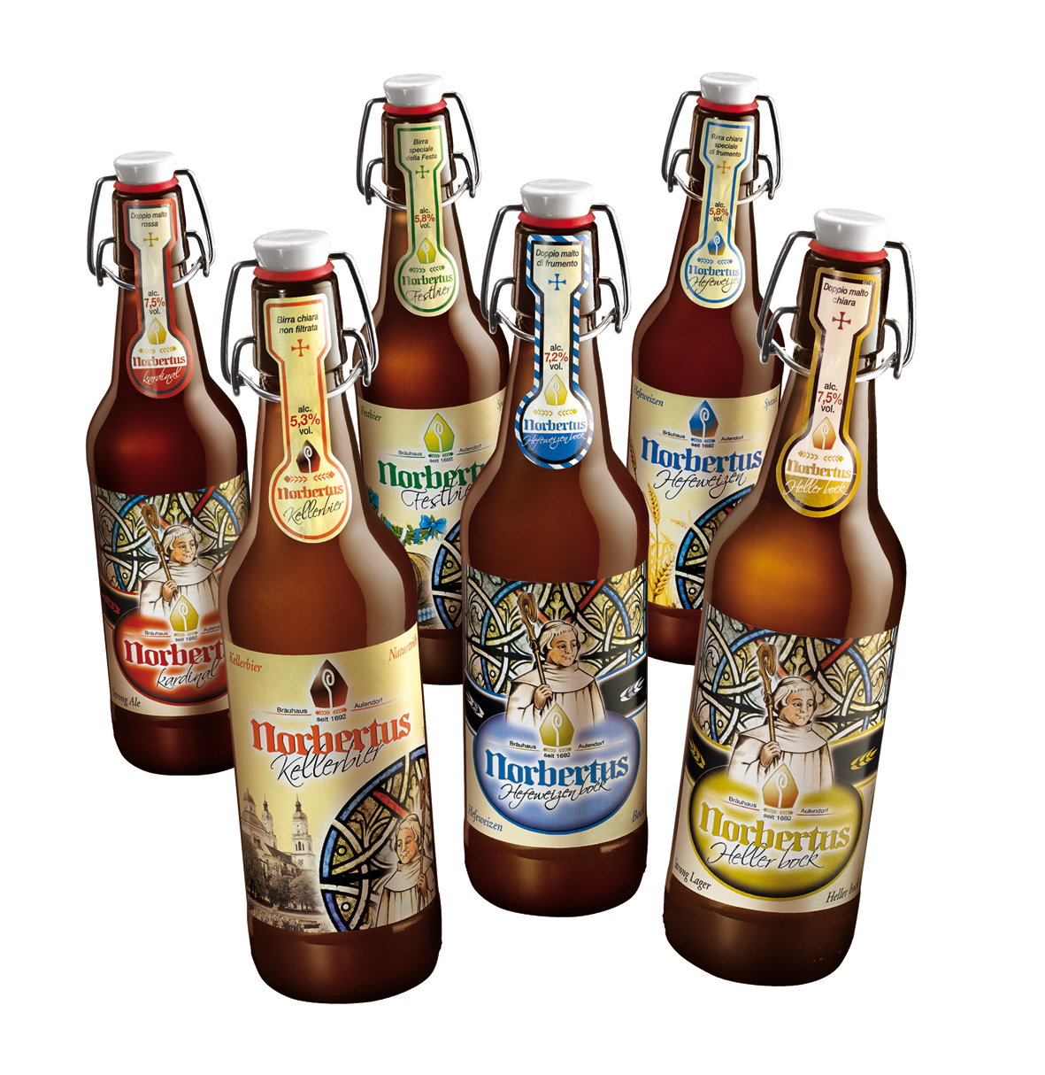 Radeberger presenta in Italia 6 specialità firmate Norbertus Bier