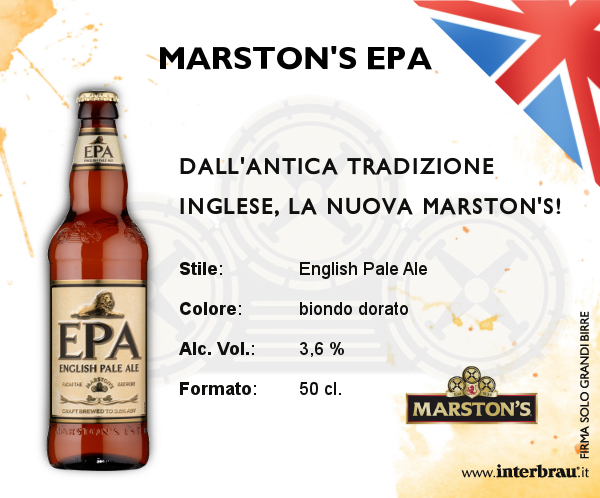 Dal birrificio Marston’s una English Pale Ale che valorizza la tradizione britannica