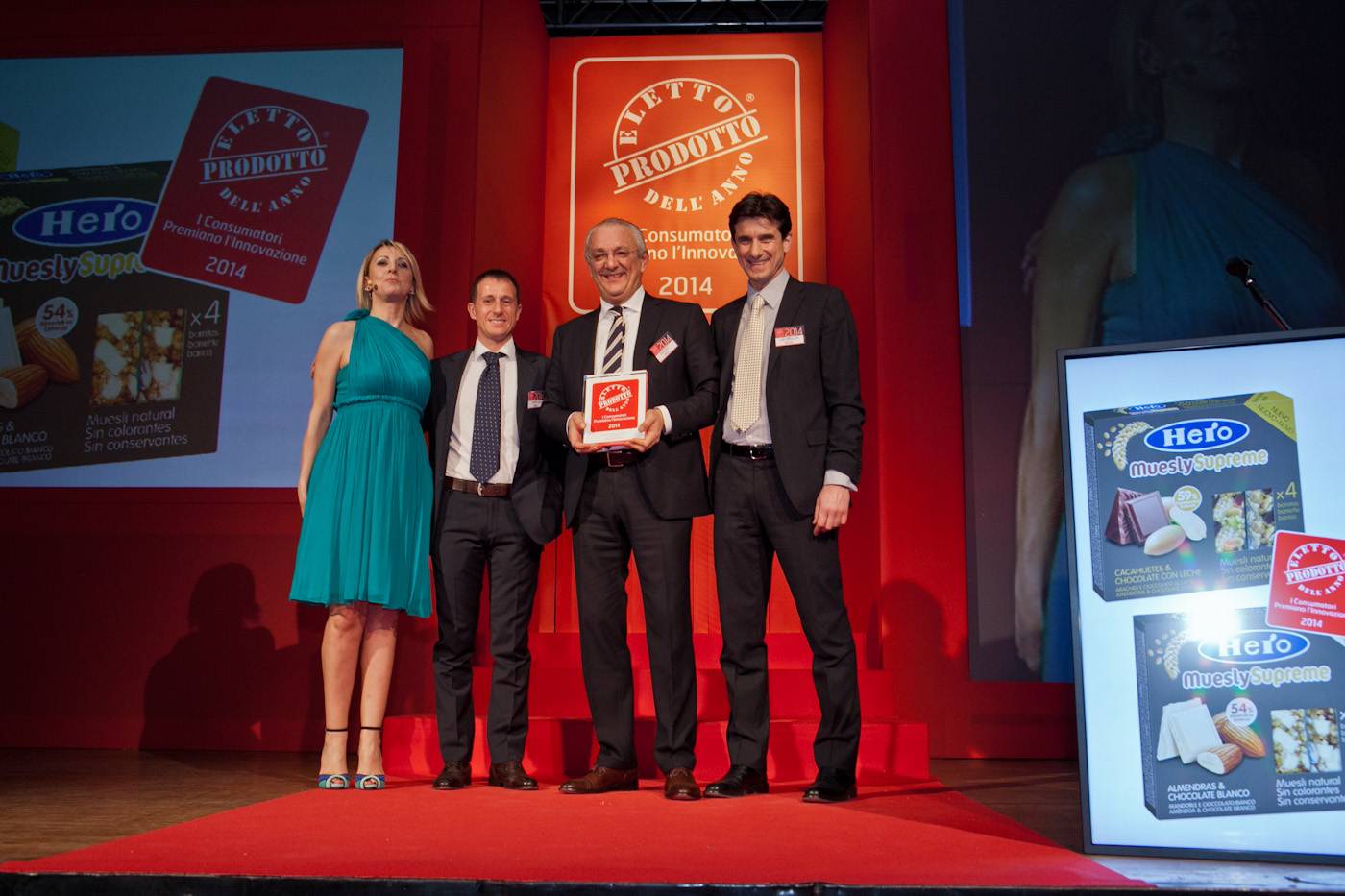 A Hero MueslySupreme il logo “Eletto Prodotto dell’Anno 2014”