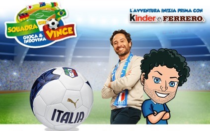 Kinder e Ferrero scendono in campo per i Mondiali