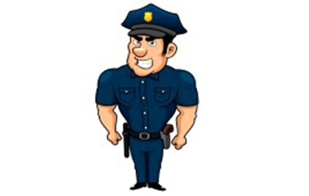 Poliziotto finto (con finto distintivo) vuole mangiare a sbafo