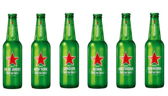 Heineken, edizione limitata di bottiglie dedicate a sei metropoli