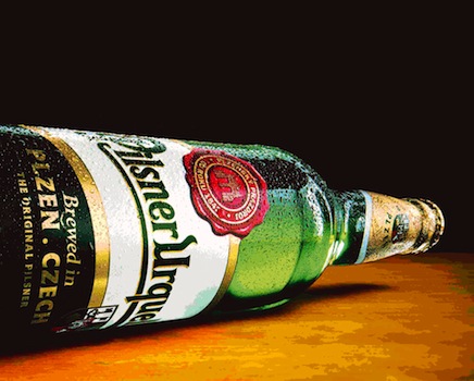 Pilsner Urquell: ne bastano poche gocce e il manicaretto è servito