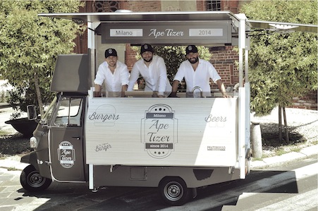 Ape Tizer, la nuova sfida su tre ruote dello street food