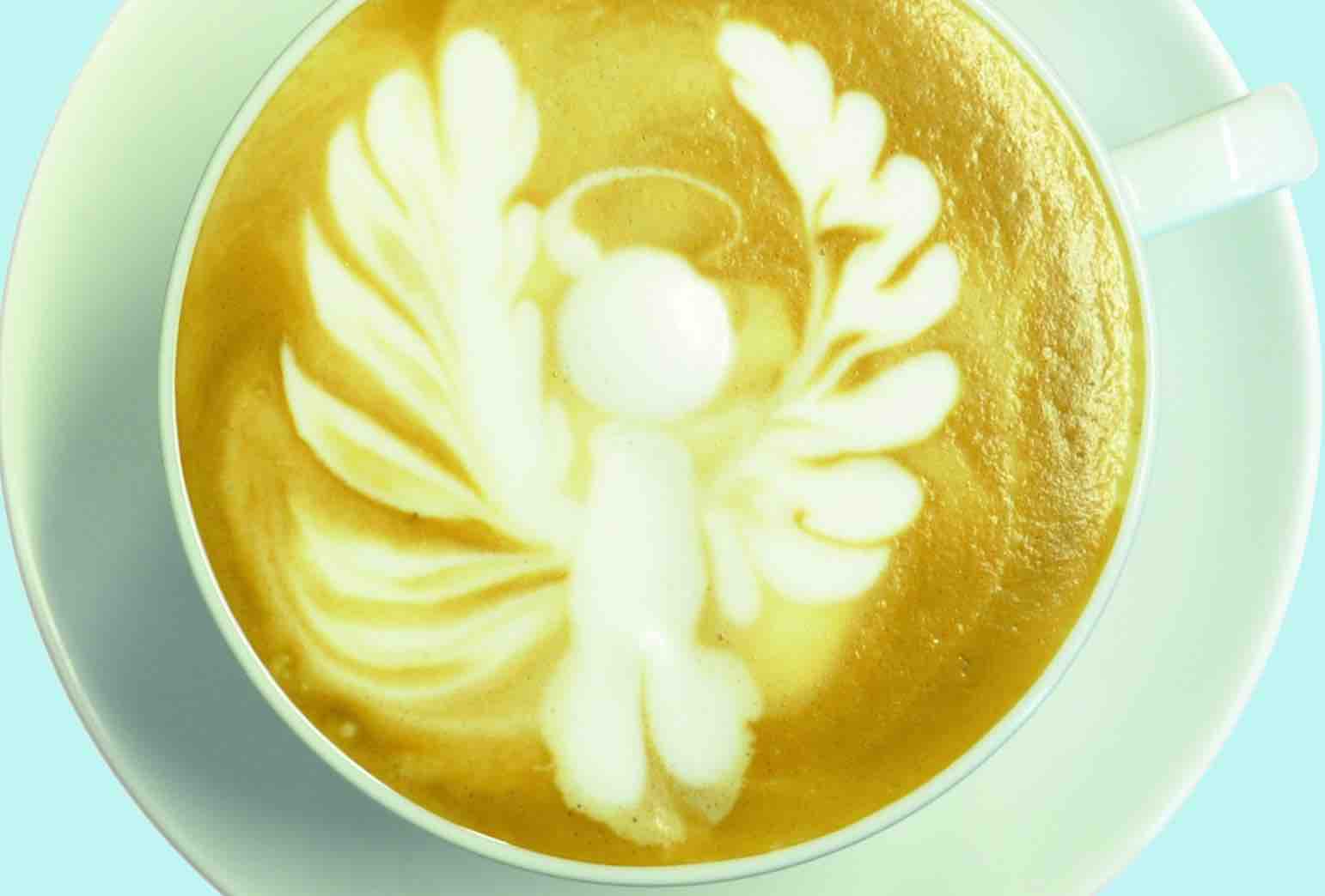 I segreti della Latte Art - Angelo (Etching)