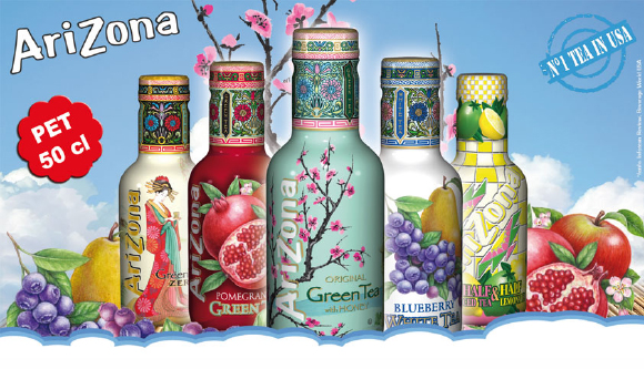 Tè AriZona di Biscaldi ora nelle nuove bottiglie in PET