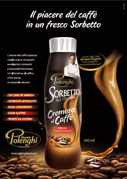 Sorbetto all’Italiana Cremoso al Caffè di Giancarlo Polenghi