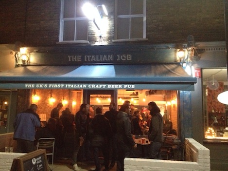 The Italian Job, la birra italiana debutta a Londra