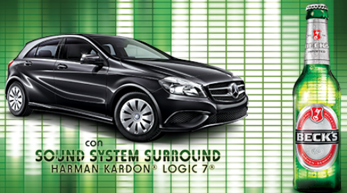 Beck’s premia i suoi fan con una Mercedes Benz Classe A