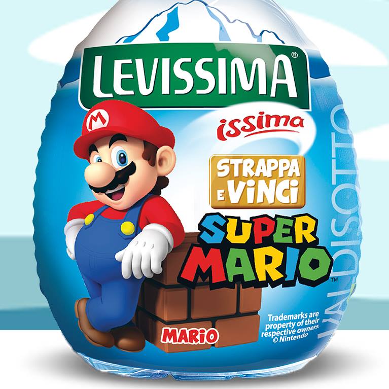 Levissima, 30 anni di Super Mario Bros con una limited edition