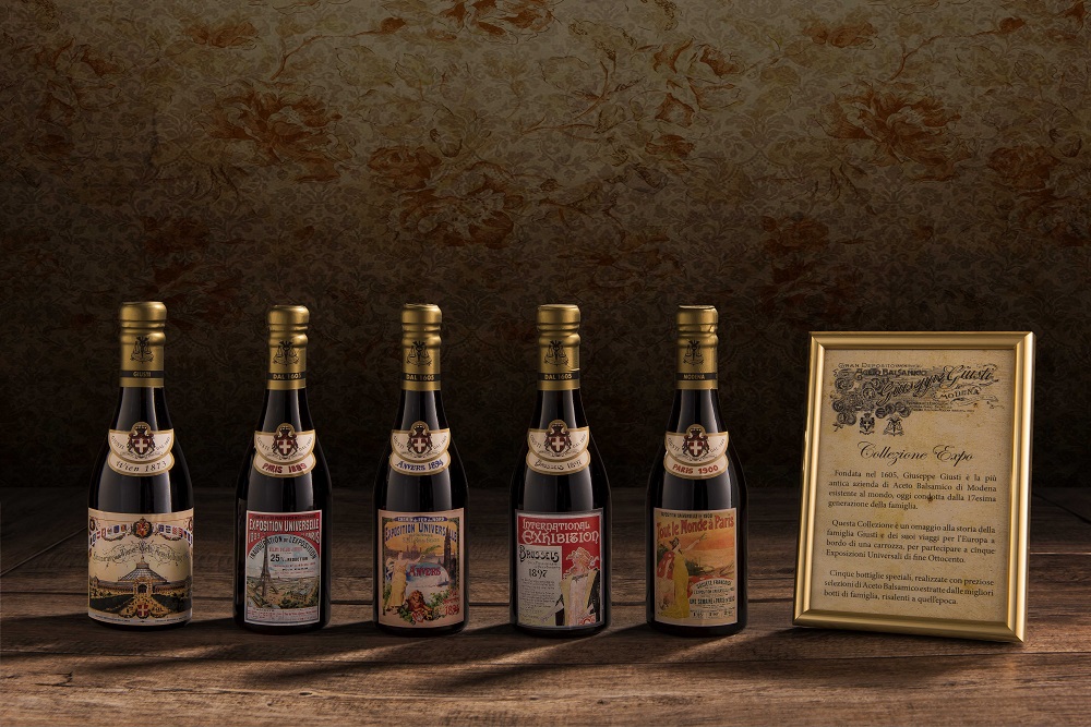 Tiratura limitata di 5 bottiglie per Acetaia Giusti all'Expo