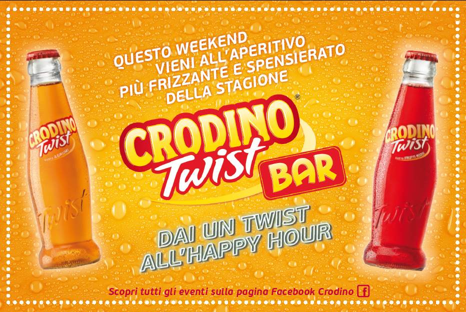 Crodino Twist Bar, giochi, musica, divertimento e Twist all’happy hour