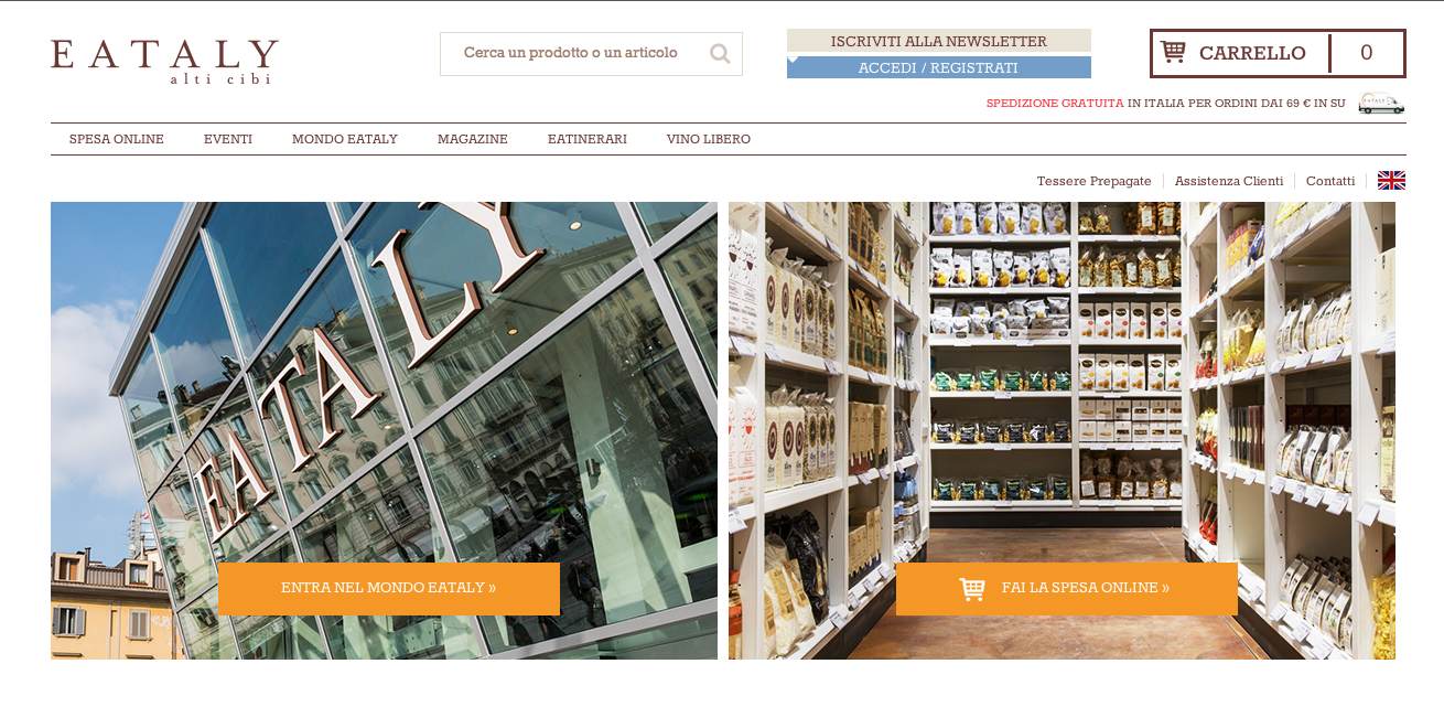 Eataly, con l’e-commerce va alla conquista degli Usa