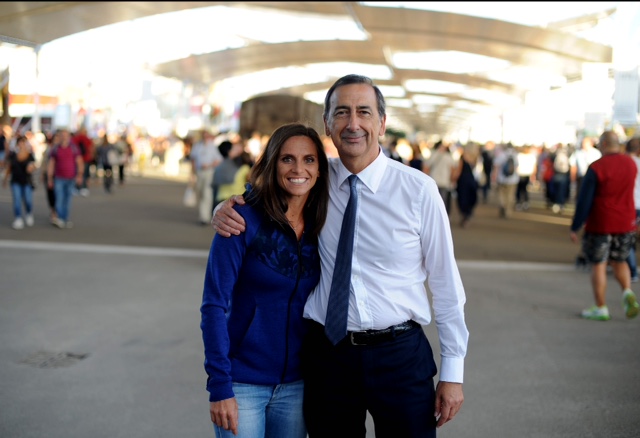La tennista Roberta Vinci a Expo Milano 2015