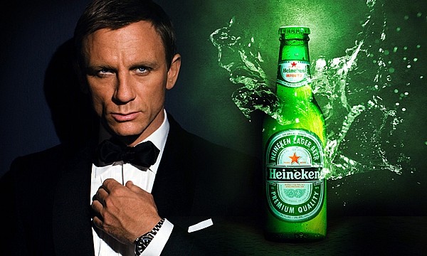 Daniel Craig nella campagna Heineken per il nuovo di James Bond