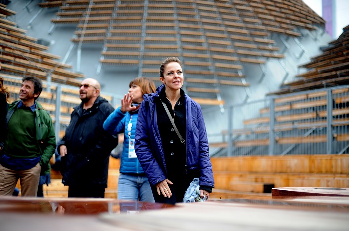 Expo, Claudia Gerini pranzo in... Sud Tirol