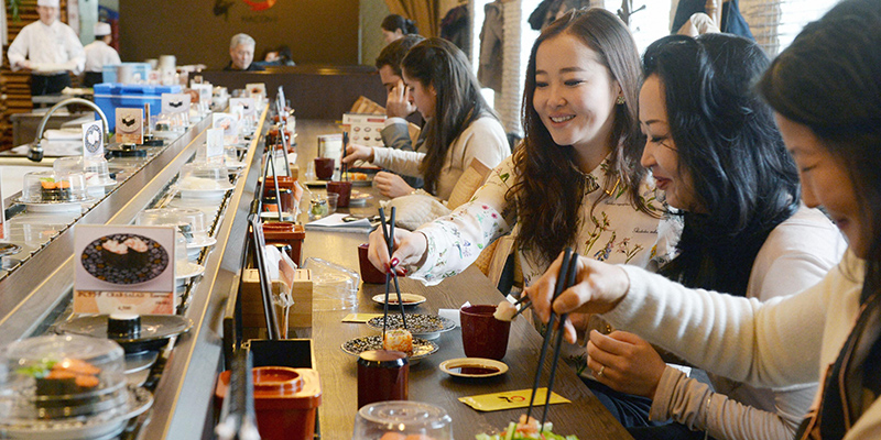 La crisi dei nastri trasportatori di sushi