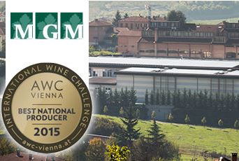 AWC, a MGM il titolo di miglior produttore di vino italiano del 2015