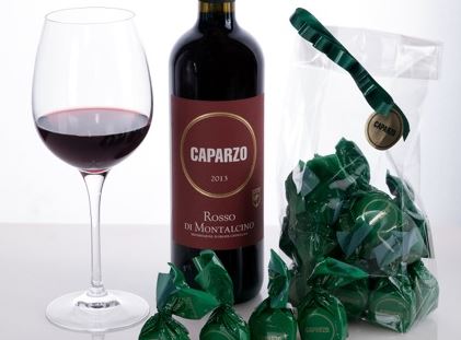 Caparzo, per San Valentino Rosso di Montalcino e praline al Sangiovese