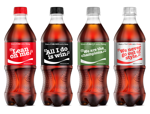 Coca Cola, al via dal 18 aprile la campagna Share a Coke and a Song
