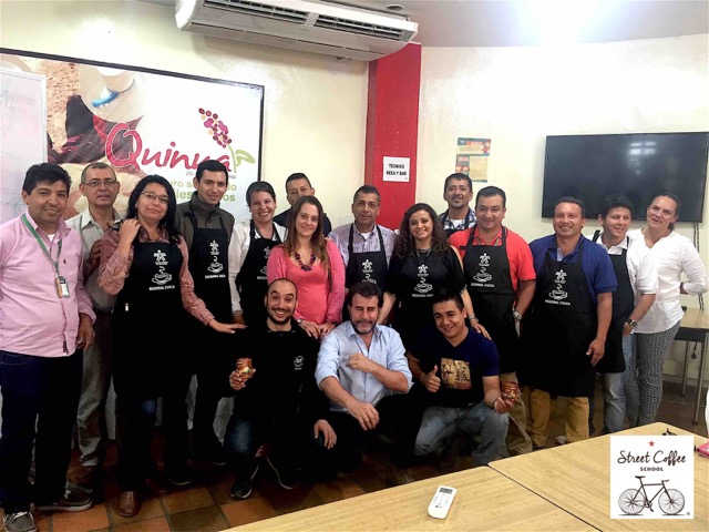 Street Coffee School, Giuseppe Musiu fra i formatori in Colombia