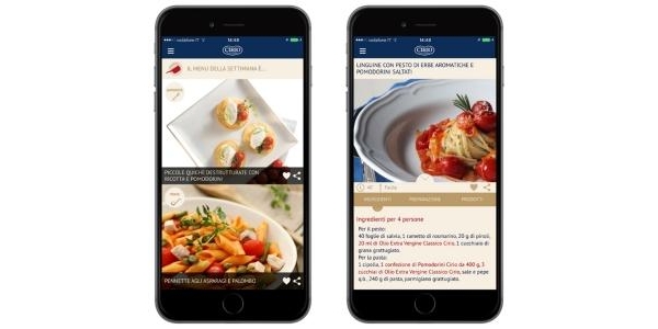 Arriva Cirio, la nuova app per gli appassionati di cucina