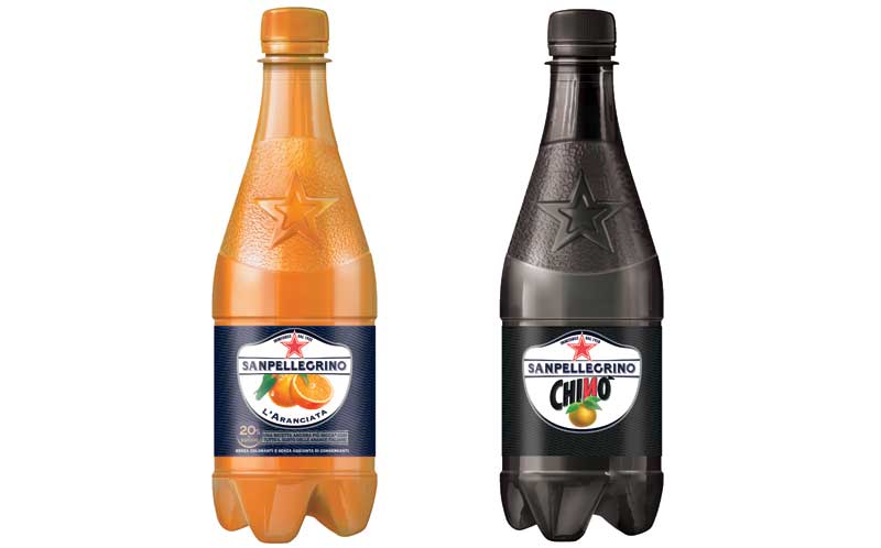Bibite Sanpellegrino, nuovo look per il formato PET da 50 cl