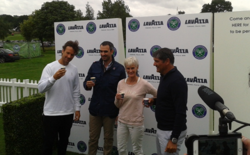 Lavazza offre il caffè a Wimbledon. I baristi? Nadal, Moya e Murray
