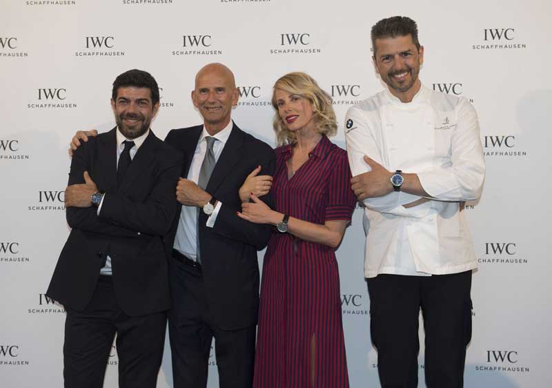 Il Ristorante Berton per l'apertura della terza boutique IWC in Italia