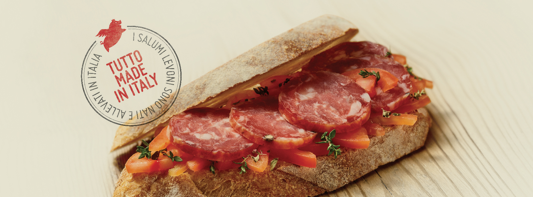 Tutto il buono di pane e salame con l'Agerolino Levoni: la ricetta