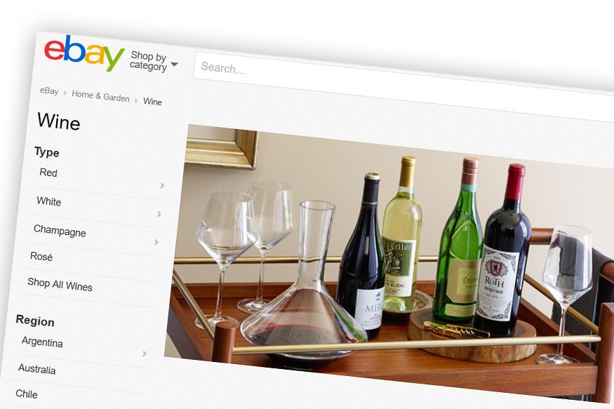 Arriva eBay Wine: 10 mila etichette in vendita online