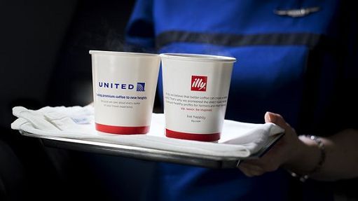 Illycaffè prende il volo con United Airlines
