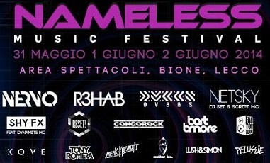Nameless Music Festival, ecco gli ultimi aggiornamenti
