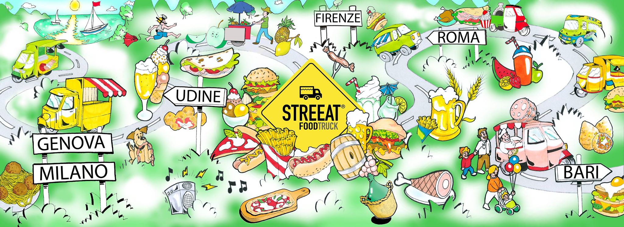 Musica e pienone allo Streeat Food Truck Festival