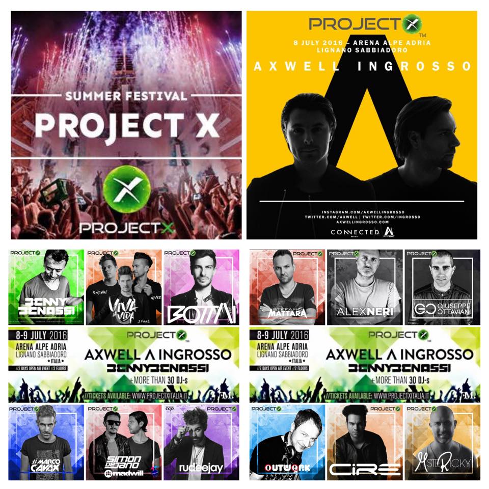 A Lignano Sabbiadoro arriva Project X