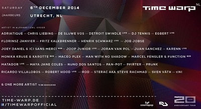 Time Warp NL, annunciata la line-up