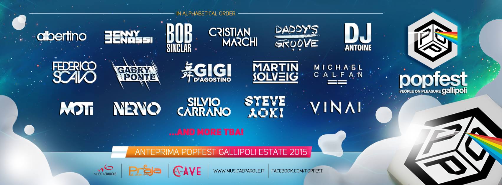Pop Fest Gallipoli, Bob Sinclar, Benassi e tanti altri