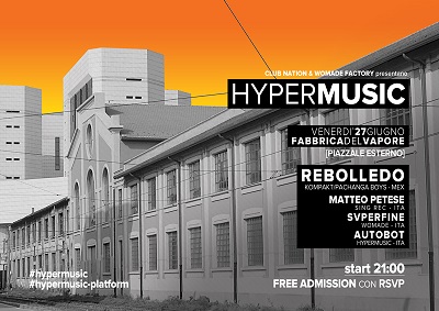 Alla Fabbrica del Vapore dj set e sabbia come al mare