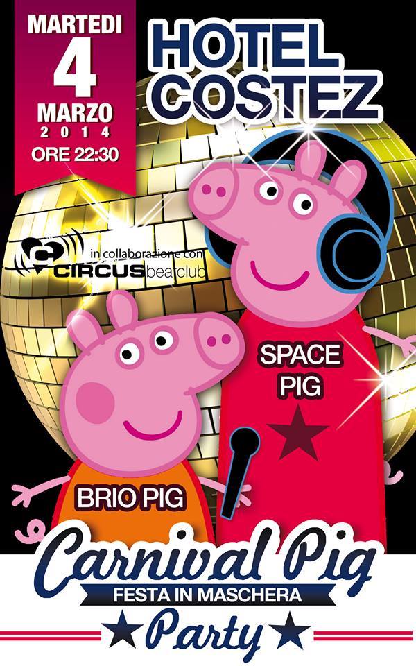 Peppa Pig in discoteca: party al Costez in Franciacorta