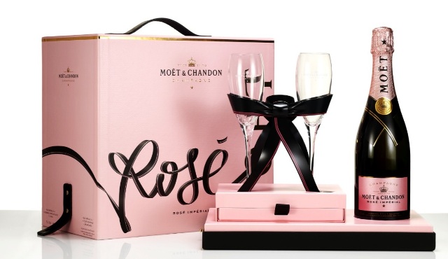 Moët Rosé Impérial Tie-for-Two Collection per San Valentino