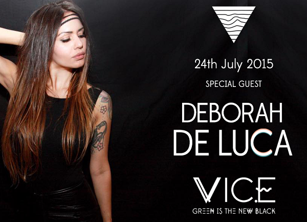 Deborah de Luca al Vice. presso il Social Club Brescia