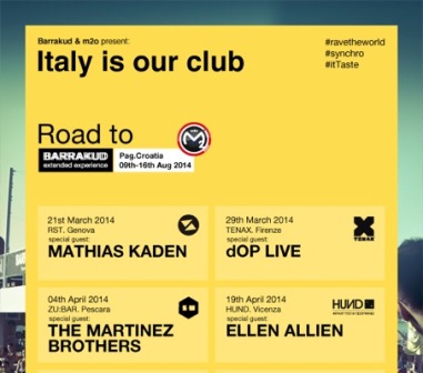 Italy is Our Club, il club tour di Barrakud