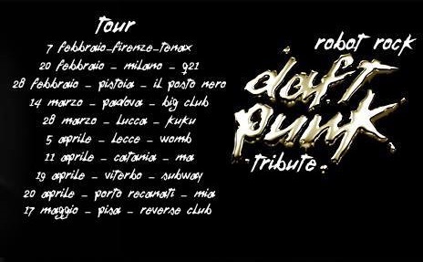 Tribute dj, arrivano i Robot Rock Daft Punk Tribute